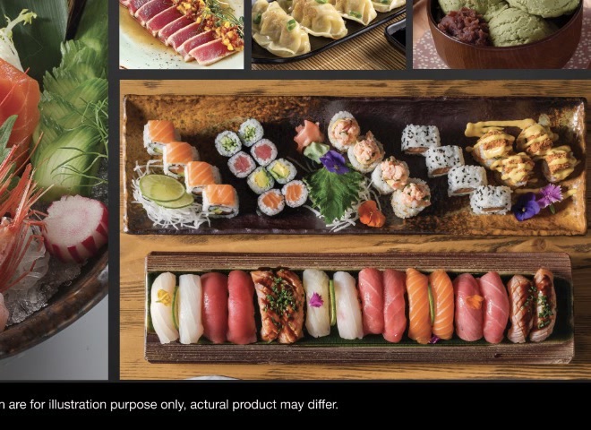 Sushi platters